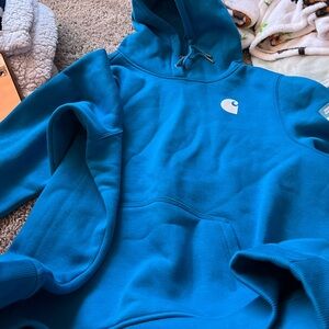 Carhartt Men's Vibrant Blue Hoodie